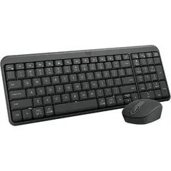 LOGITECH - Kit Teclado & Mouse Inalámbrico MK250 Compact, Qwerty Bluetooth Grafito
