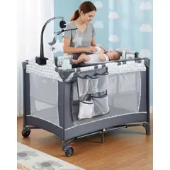 GENERICO - Corral Cuna 3 en 1 Comodidad y Seguridad para tu Bebé