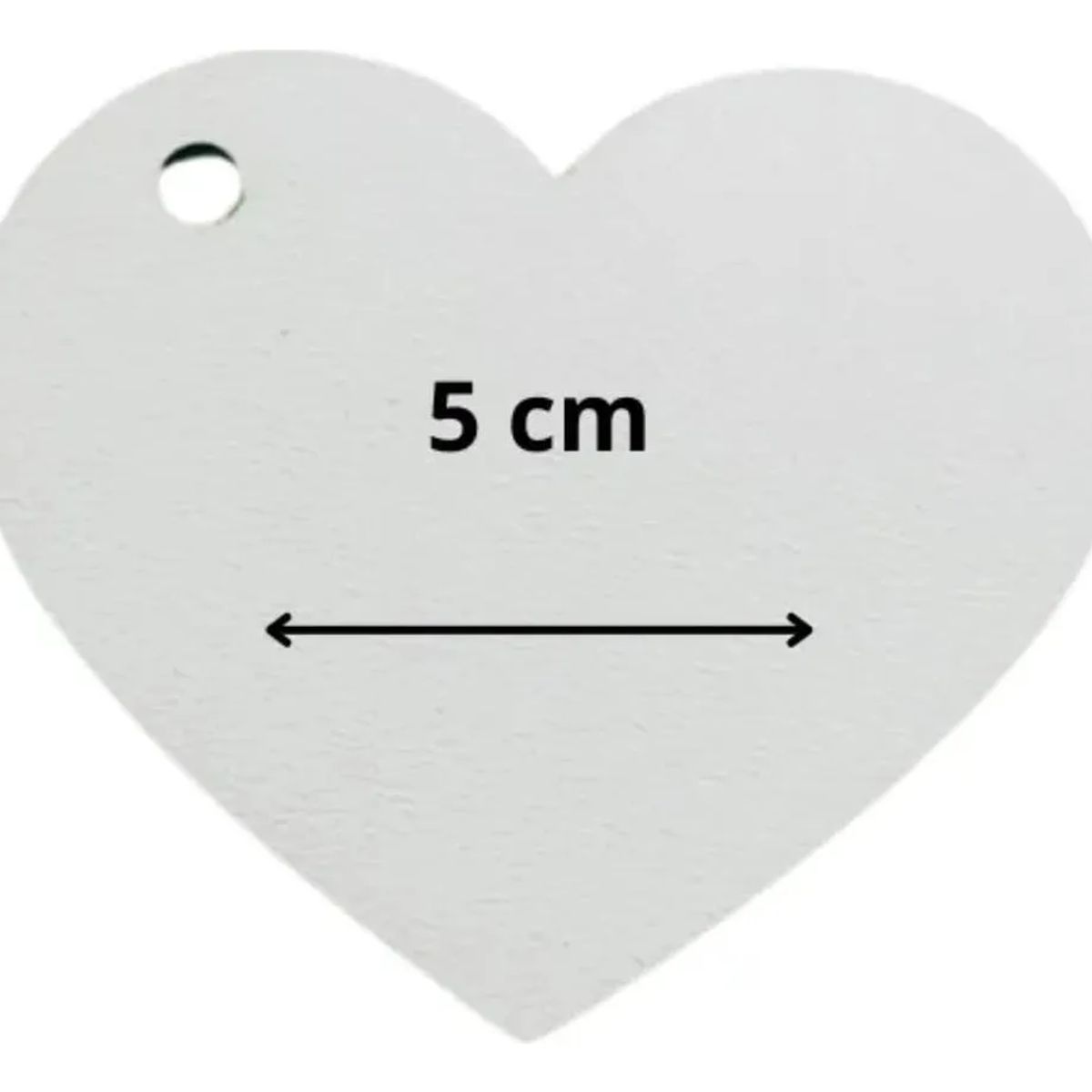 GENERICO - Pack 50 Llaveros Subliminables CORAZON