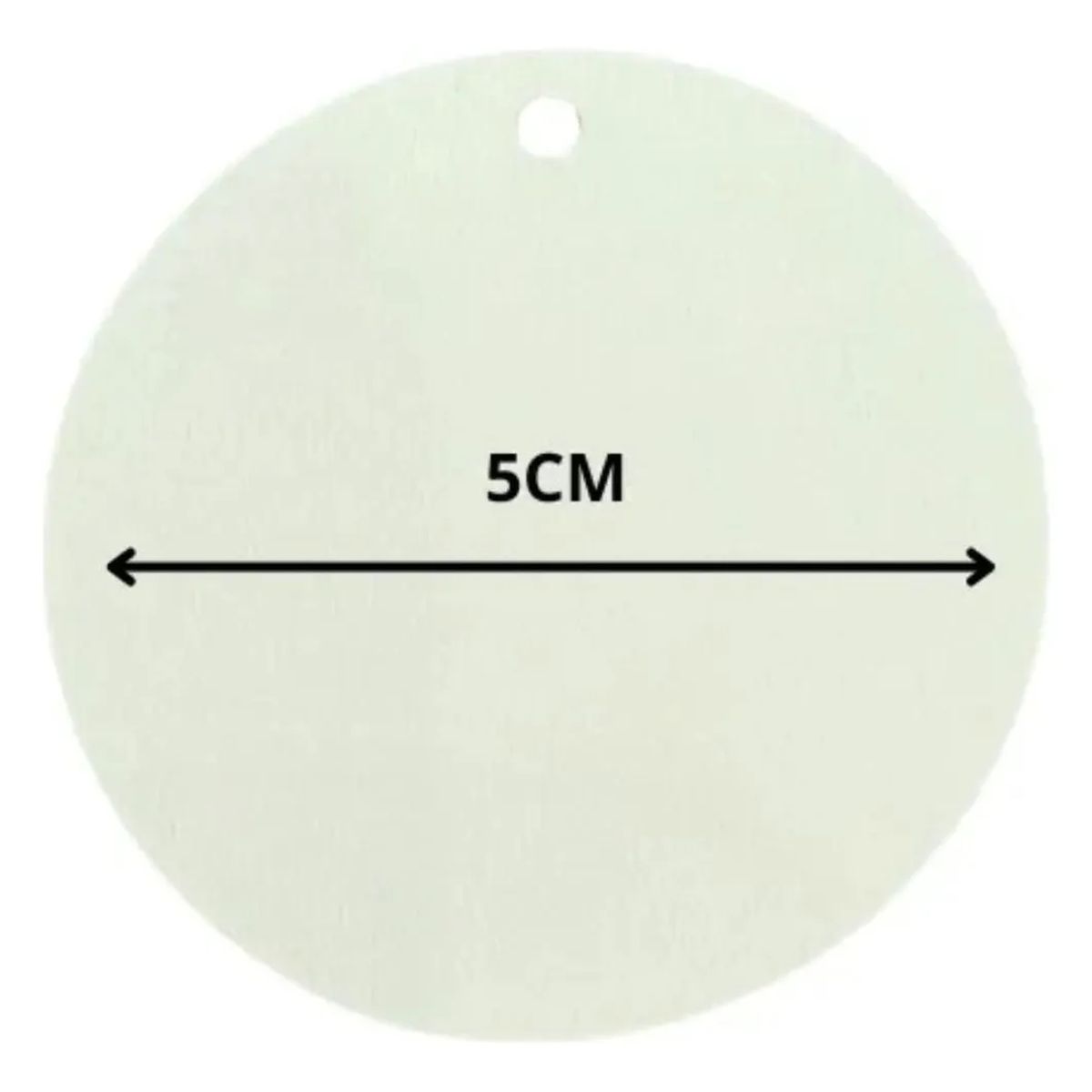 GENERICO - Pack 50 Llaveros Subliminables CIRCULO