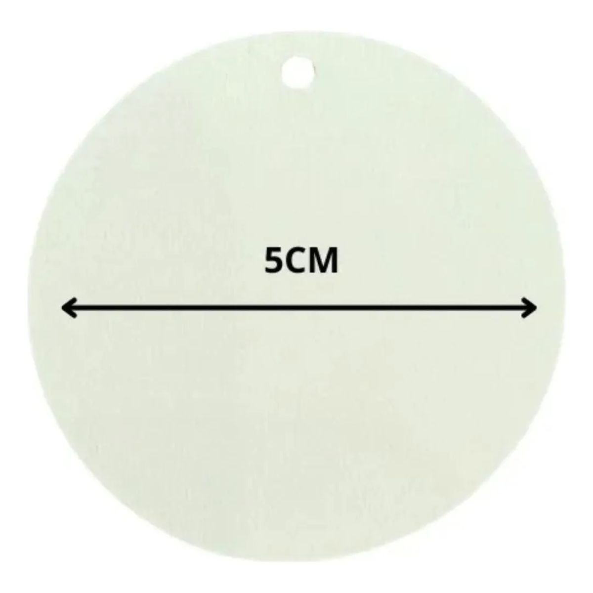 GENERICO - Pack 50 Llaveros Subliminables CIRCULO