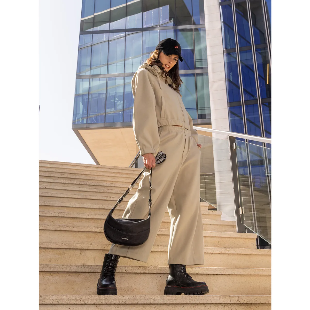 AZALEIA - Cartera Mujer Nori Cross Negro AZALEIA