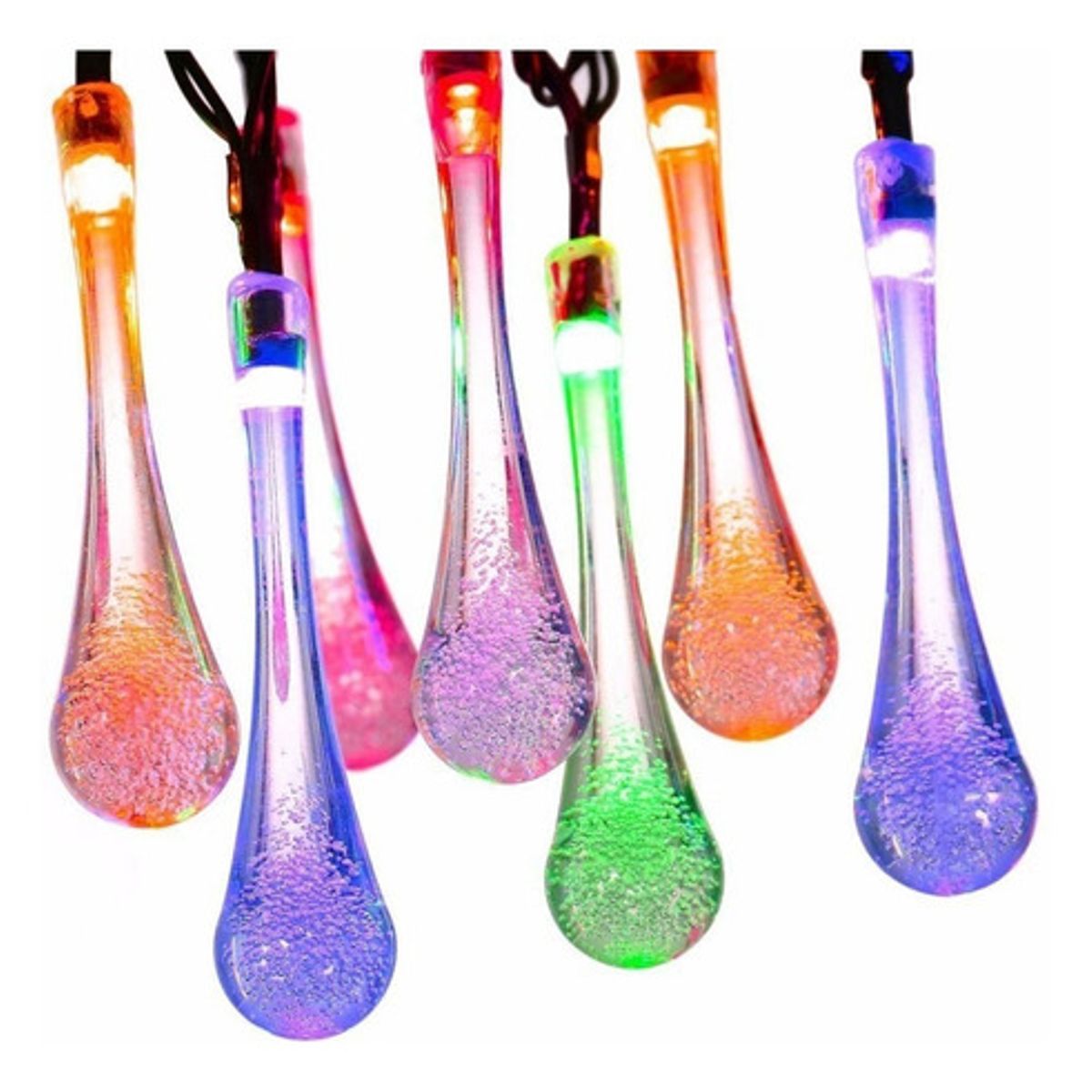 GENERICO - Luces Guirnalda Bombilla 50 Led Multicolor Navidad Fiesta Multicolor - 263045 263045