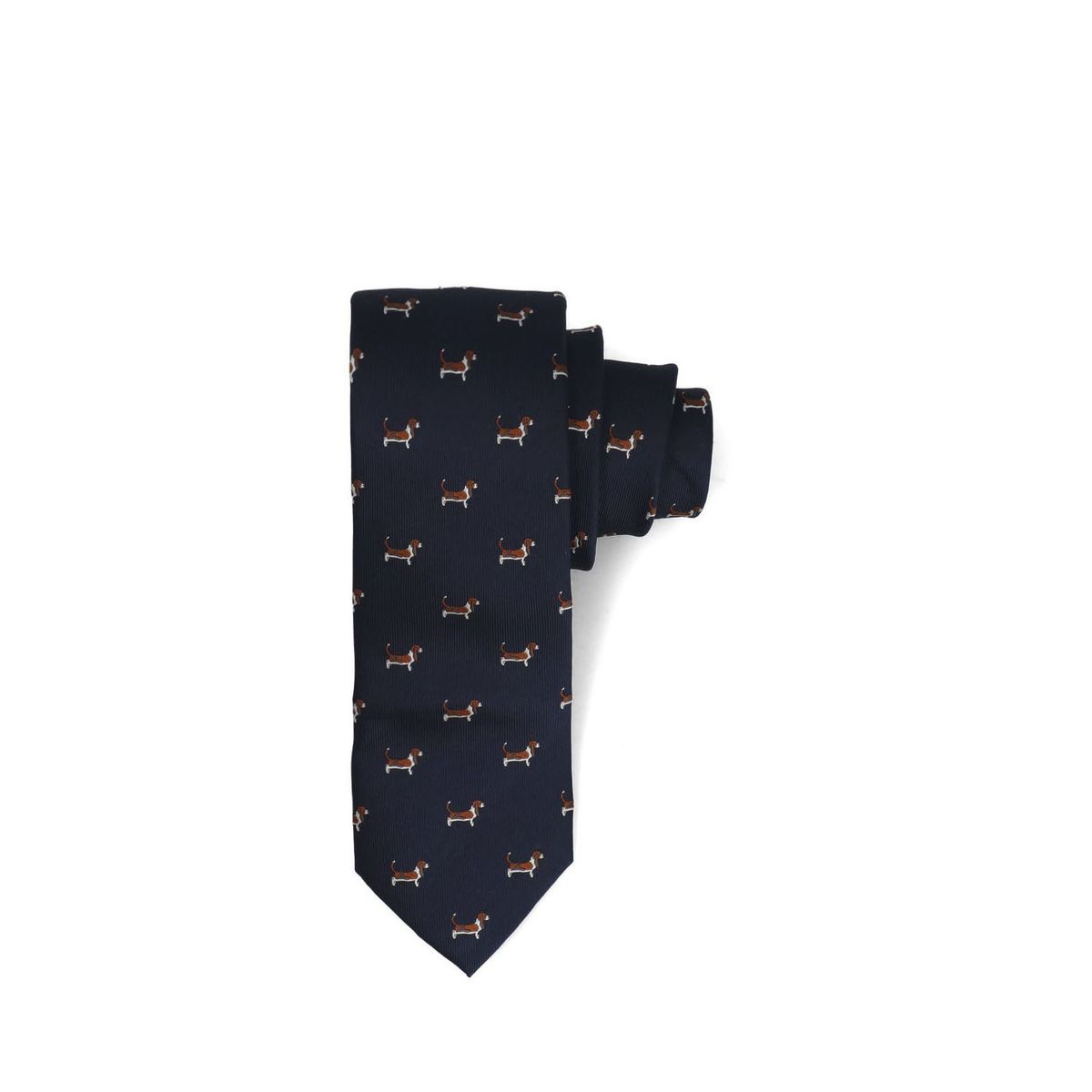 HUSH PUPPIES - Corbata Seda Hombre Hp Tie Basset Azul Marino HUSH PUPPIES