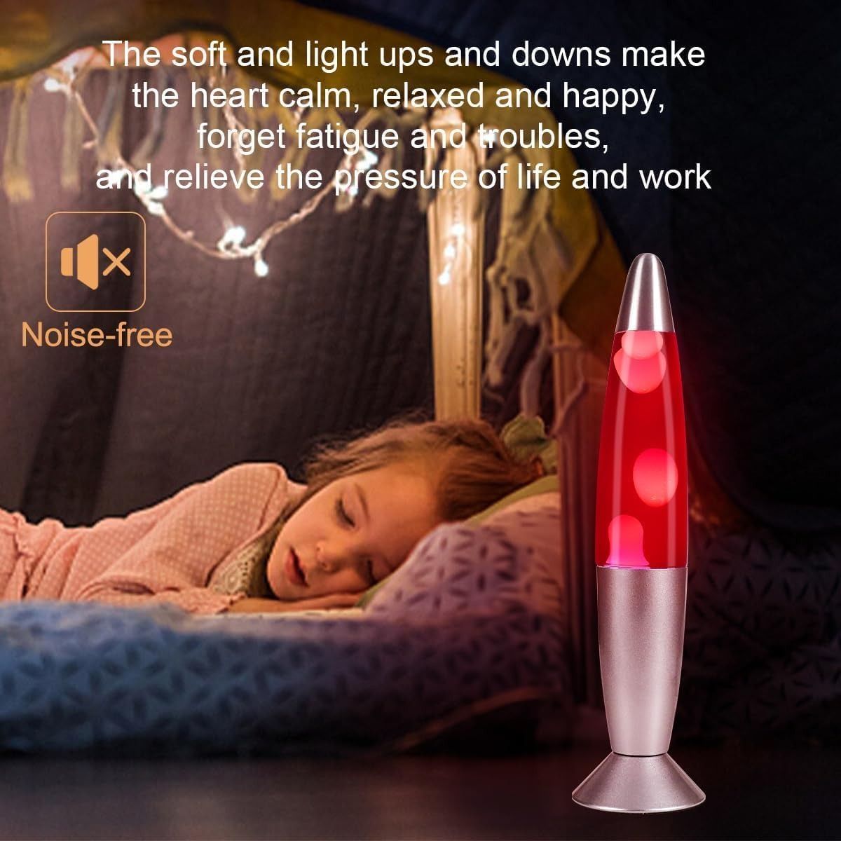 GENERICO - Lampara De Lava Mesa Lampara Velador Dormitorio Decorativa