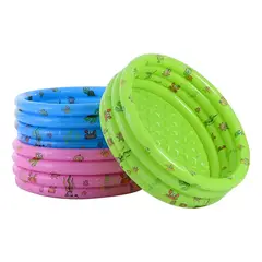 GENERICO - Piscina Inflable Plástico Bebe 4 Anillos 130 X 48 Cms Verano