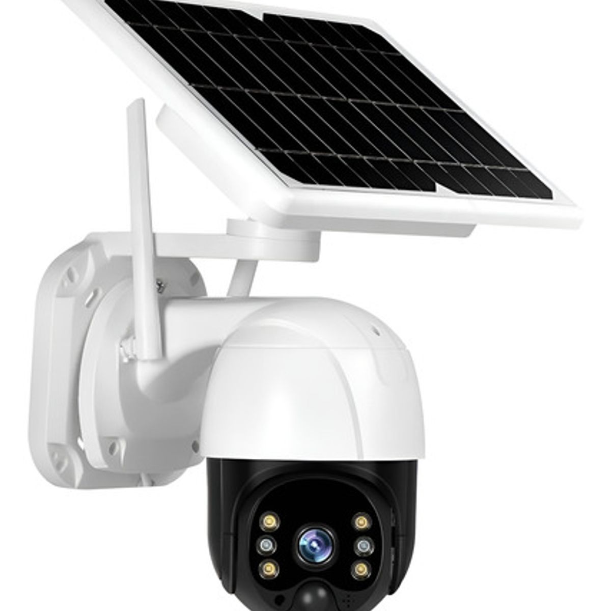 GENERICO - Camara Ip Solar Seguridad Wifi Exterior Hd 1080p Nocturna Blanco - 221035 221035