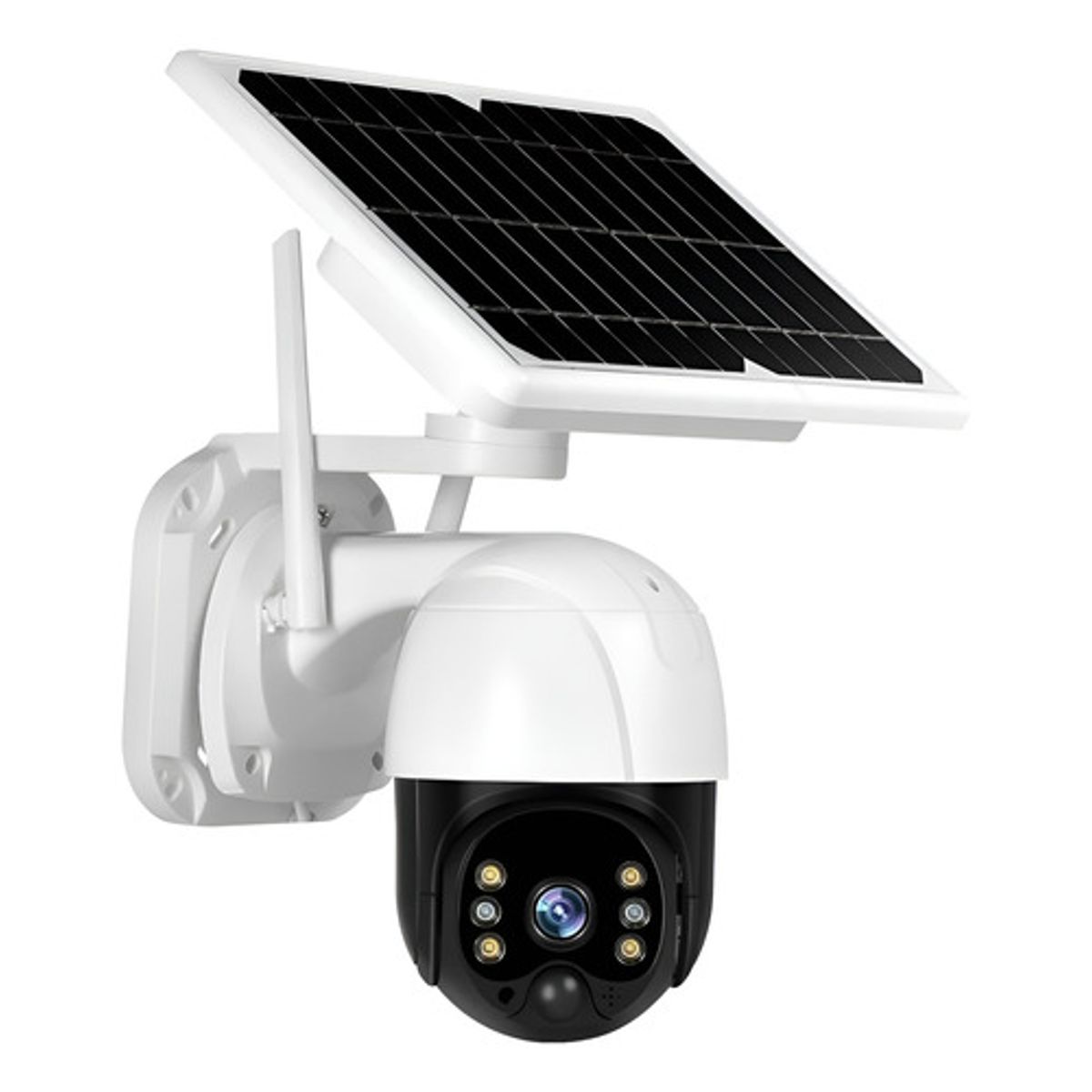 GENERICO - Camara Ip Solar Seguridad Wifi Exterior Hd 1080p Nocturna Blanco - 221035 221035