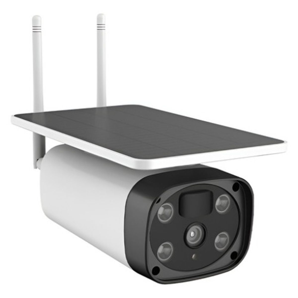 GENERICO - Smart Camara Ip Solar Wifi Exterior Hd 1080p Exterior Ip66 Blanco - 221031 221031