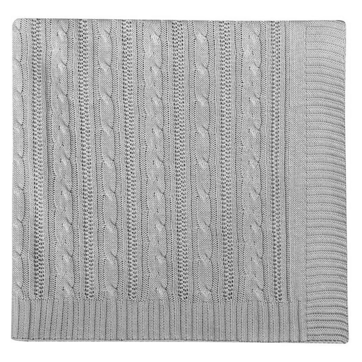 KIDSCOOL - Manta Tricot Unisex Bebé Gris Kidscool