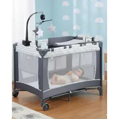 GENERICO - Corral cuna multifuncional para bebes diseño seguro