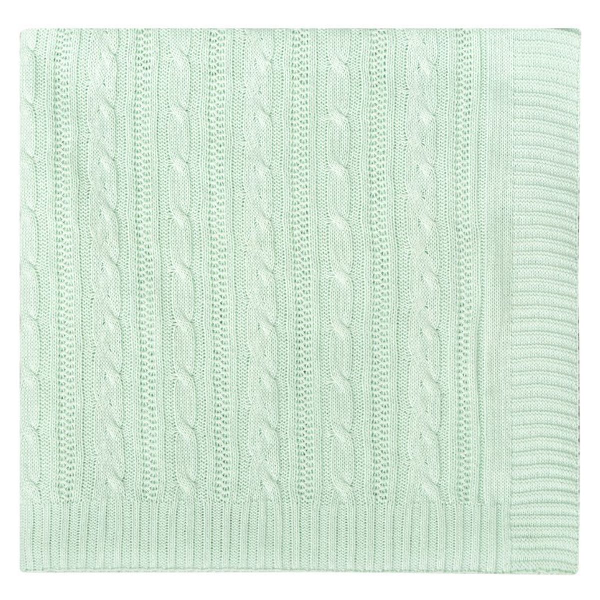 KIDSCOOL - Manta Tricot Unisex Bebé Verde Kidscool