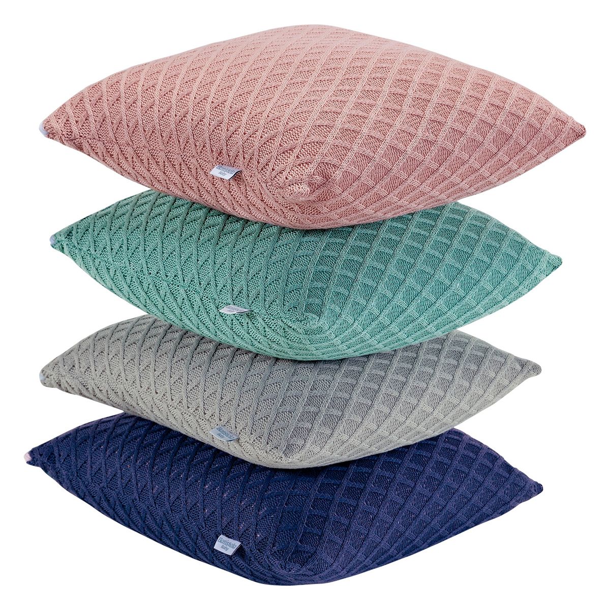 KIDSCOOL - Cojín Unisex Bebé Tricot Gris Kidscool