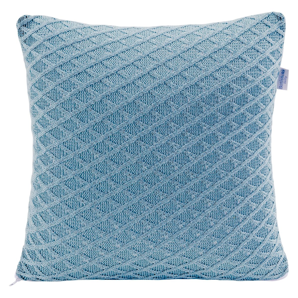 KIDSCOOL - Cojín Unisex Bebé Tricot Azul Kidscool