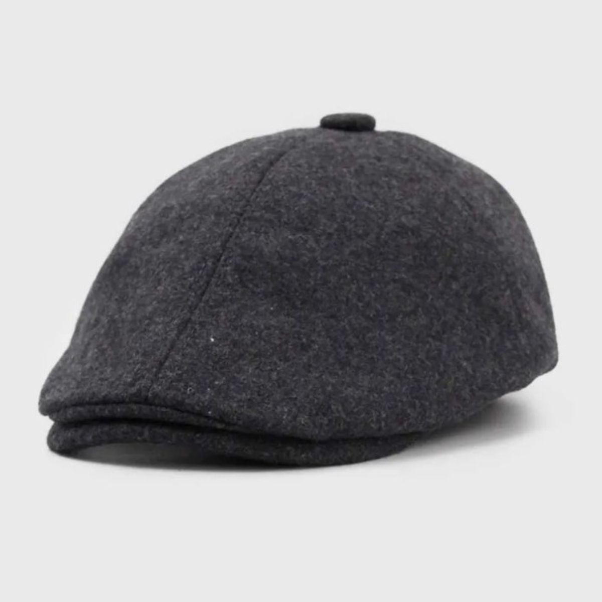 DULCE RESPLANDOR - BOINA HOMBRE DUCKBILL PAÑO GRIS