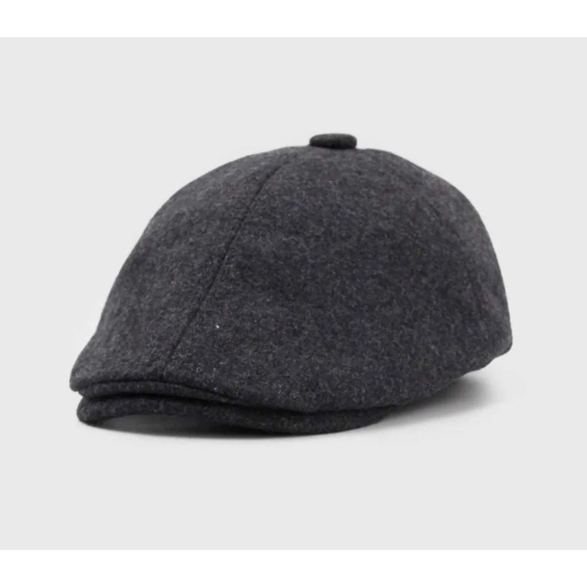 DULCE RESPLANDOR - BOINA HOMBRE DUCKBILL PAÑO GRIS