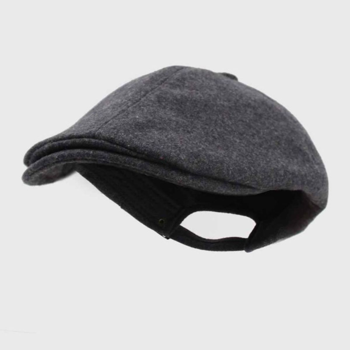 DULCE RESPLANDOR - BOINA HOMBRE DUCKBILL PAÑO GRIS