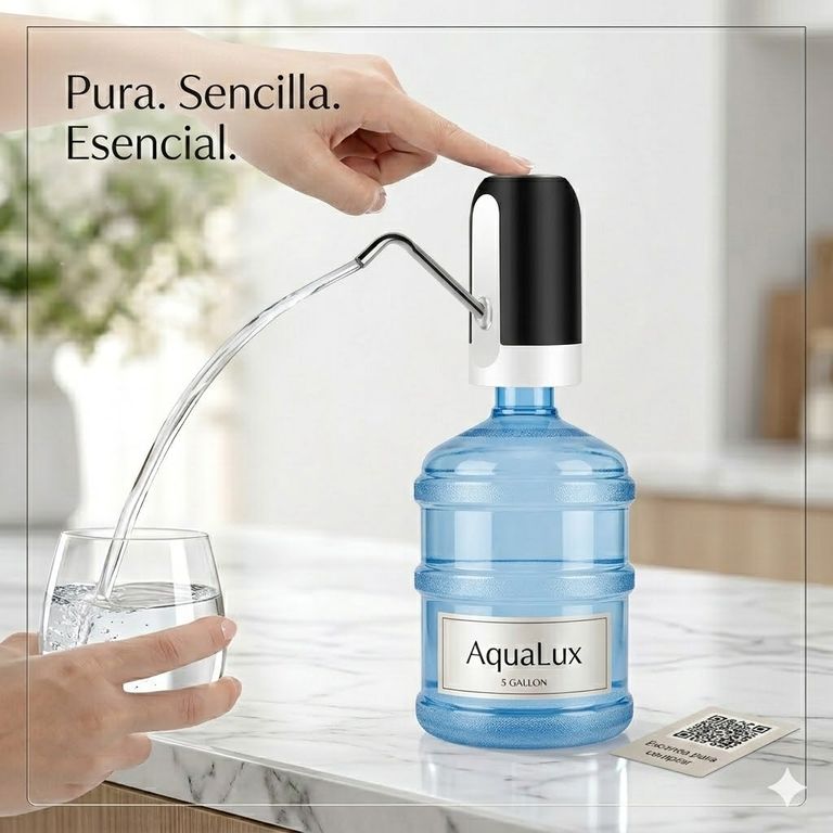 GENERICO Bomba dispensadora de agua automática y portátil