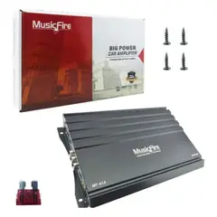 GENERICO - Amplificador Musicfire 3000Watts 4 canales para Auto.