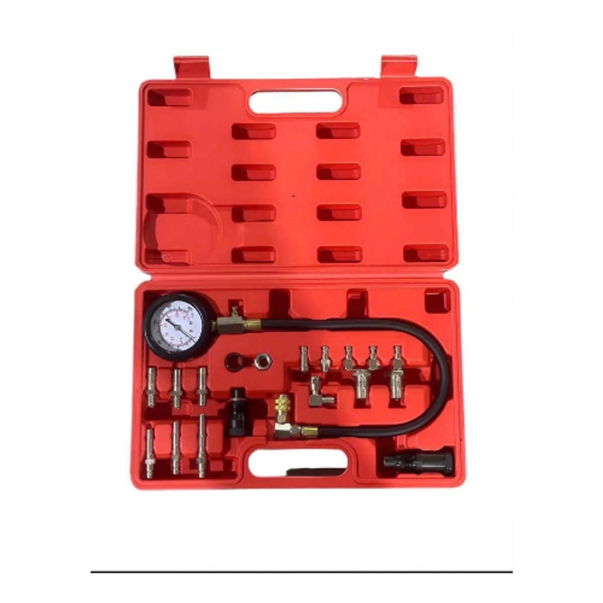 GENERICO - Compresimetro Automotriz Diesel Petrolero Universal 19 Pcs
