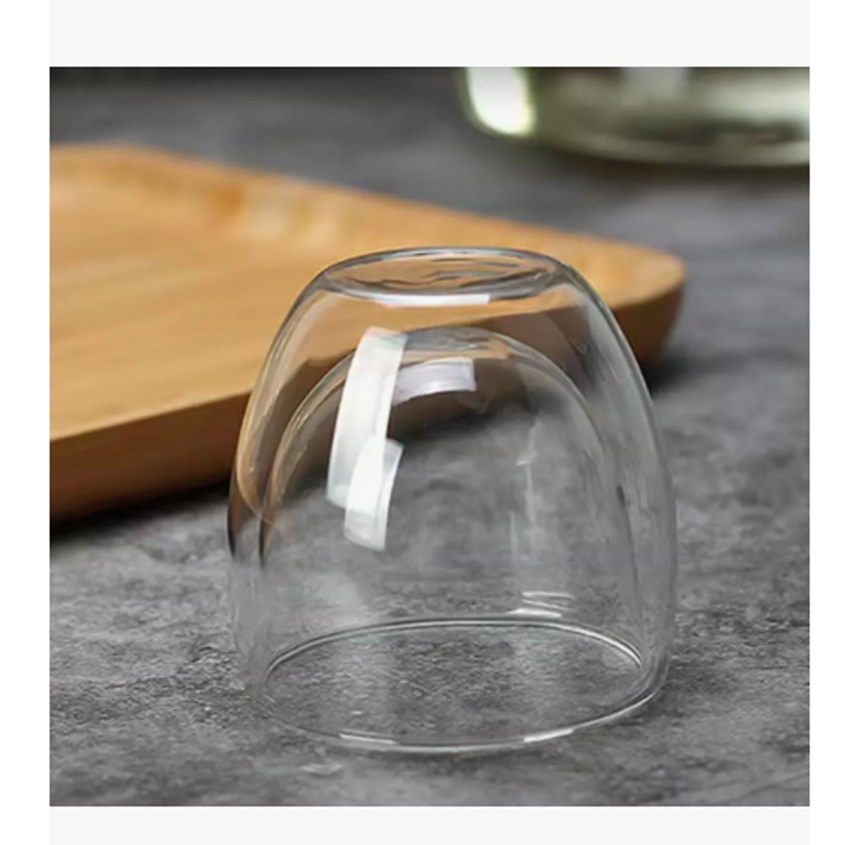 GENERICO - Set 6 Vasos Café Vidrio Doble Pared Térmico Transparente Vaso