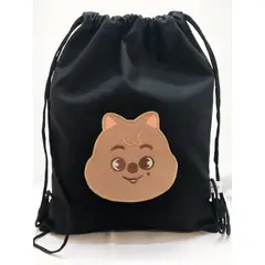 GENERICO - Bolso morral K-pop Stray Kids Han Quokka Bordado Lona