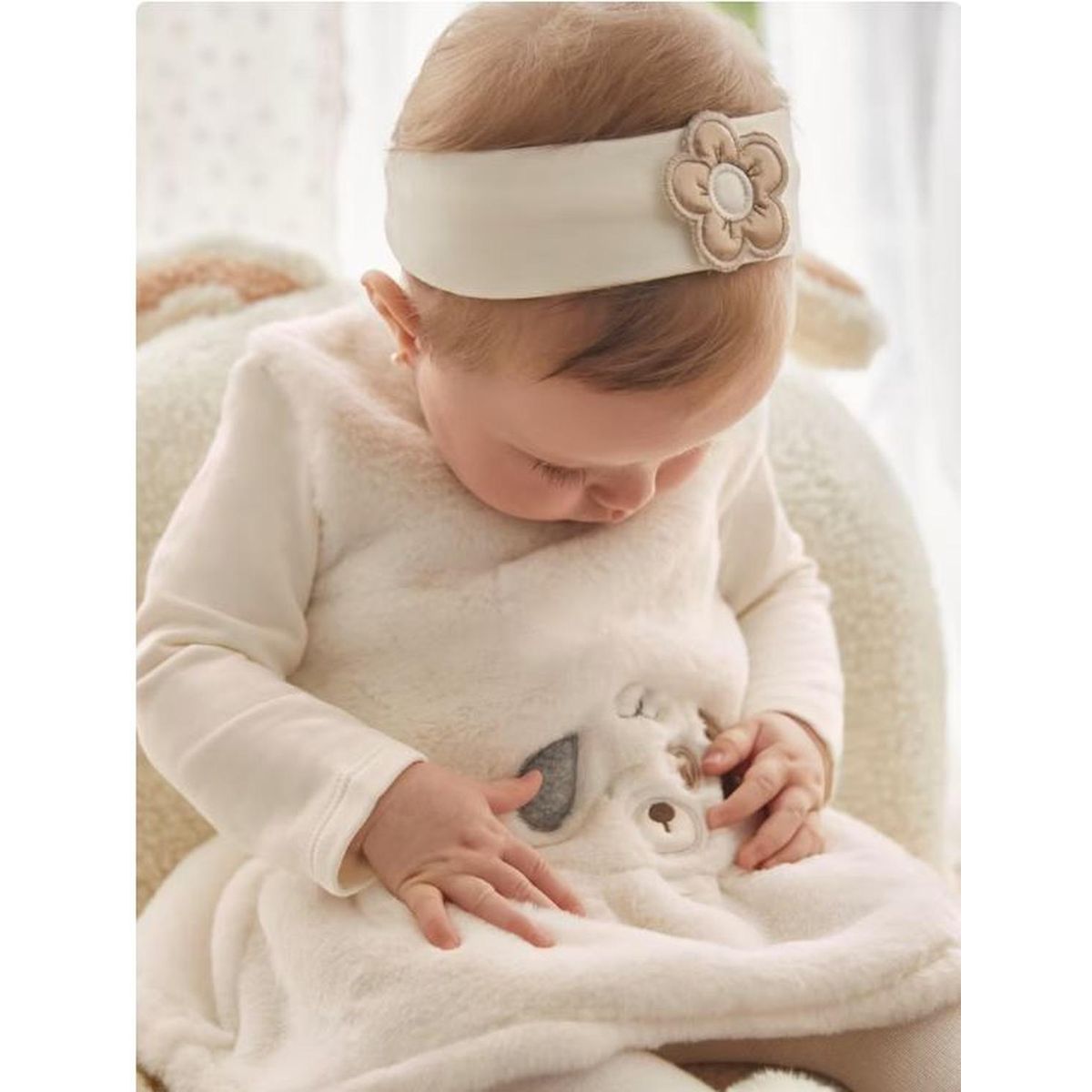 MAYORAL - 1 Vestido pelo con diadema