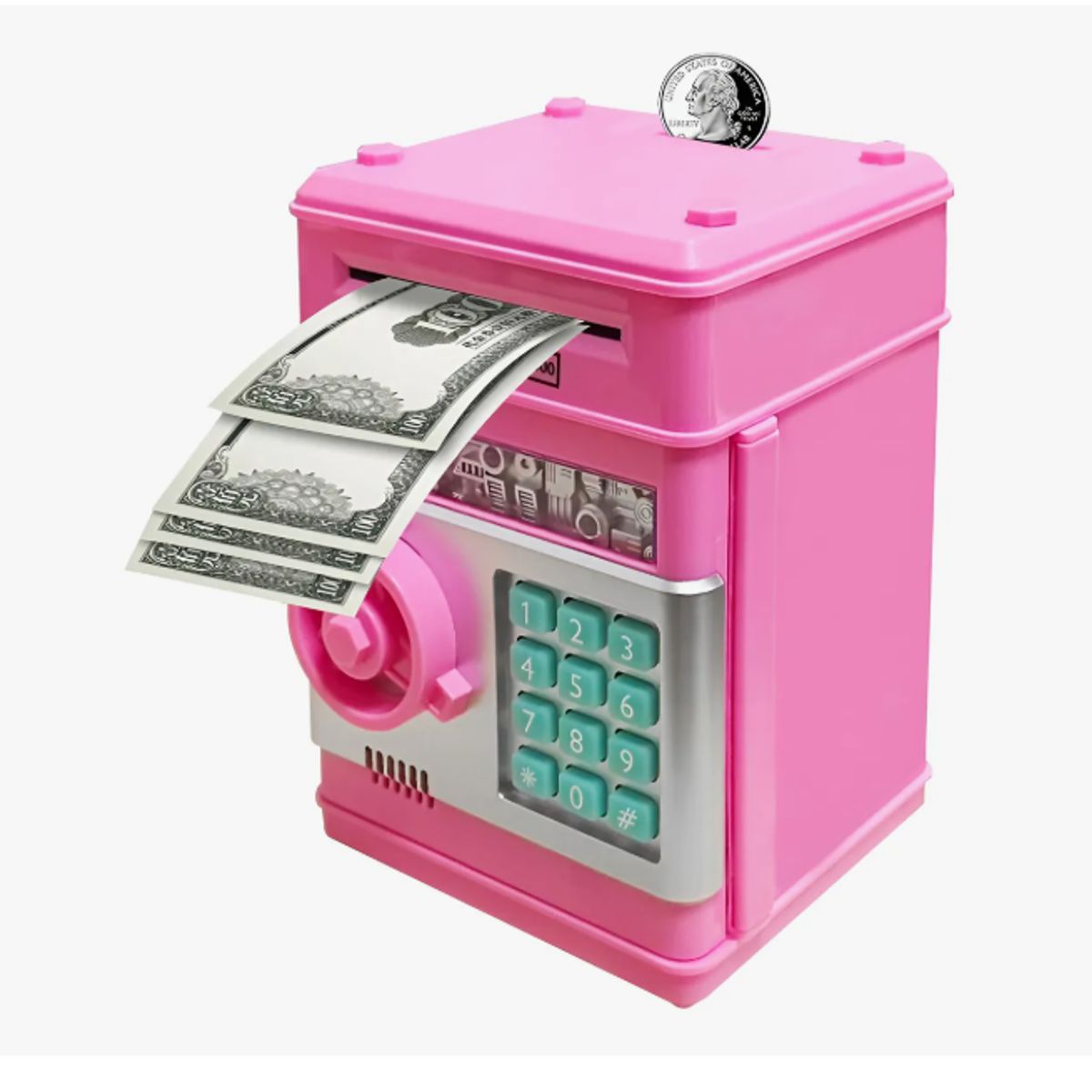GENERICO - Alcancia Para Niños Juguete Tipo Caja Fuerte Electronica