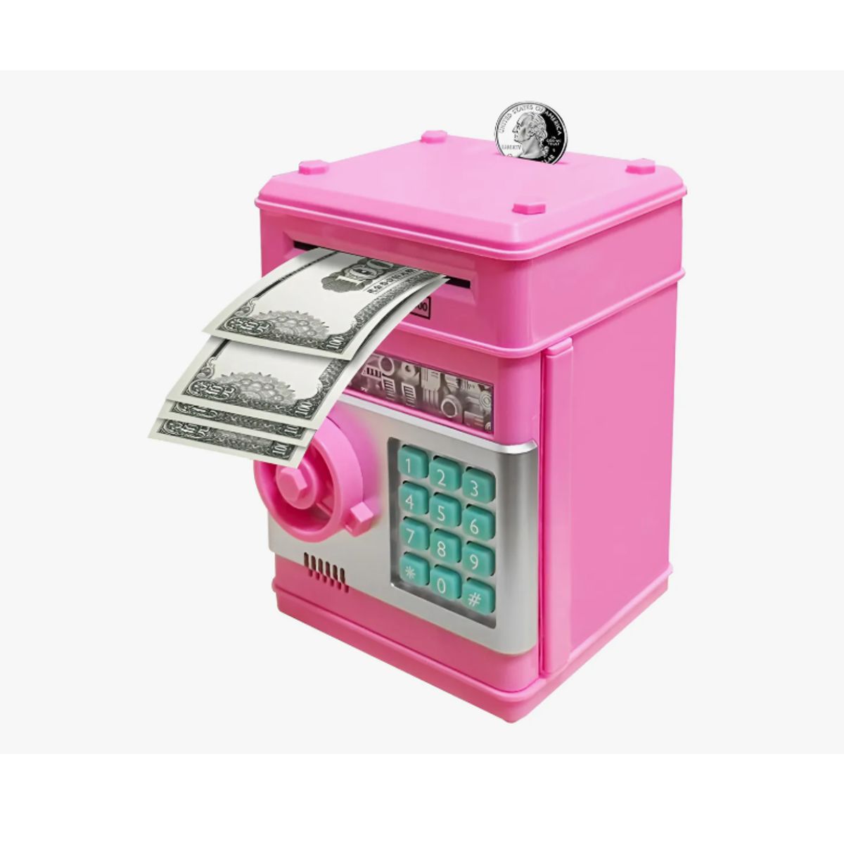 GENERICO - Alcancia Para Niños Juguete Tipo Caja Fuerte Electronica