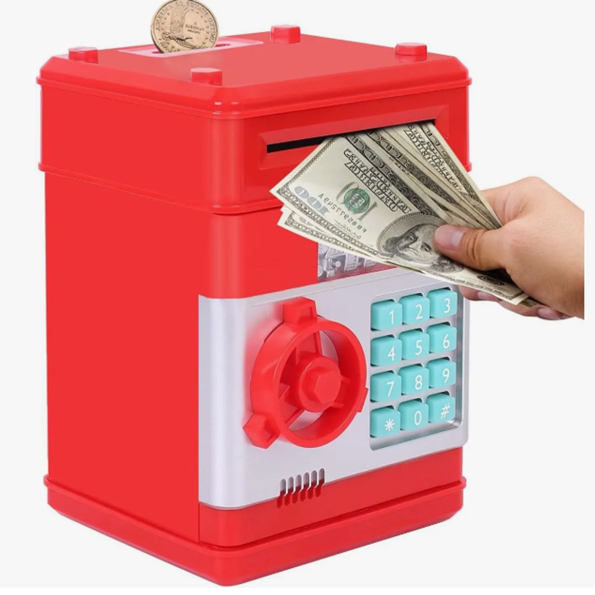 GENERICO - Alcancia Para Niños Juguete Tipo Caja Fuerte Electronica