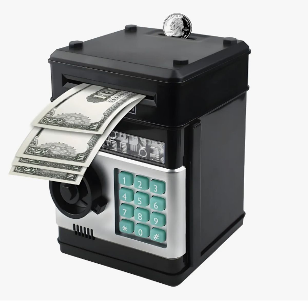 GENERICO - Alcancia Para Niños Juguete Tipo Caja Fuerte Electronica