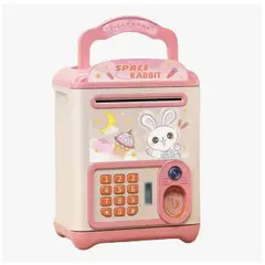 GENERICO - Alcancia Electronica Diseños Kawaii Caja Fuerte Portatil