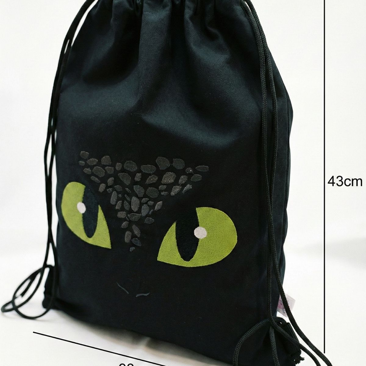 GENERICO - Bolso morral Chimuelo Bordado Lona