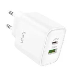 HOCO - Adaptador Cargador DC68 PD 25W USB-C + USB-A