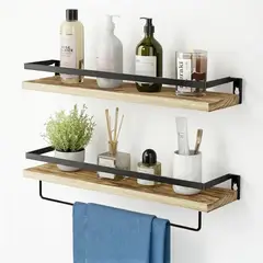 IDEEHOUSE - Repisas Flotantes Para Montaje En Pared Kit X2 Estantes