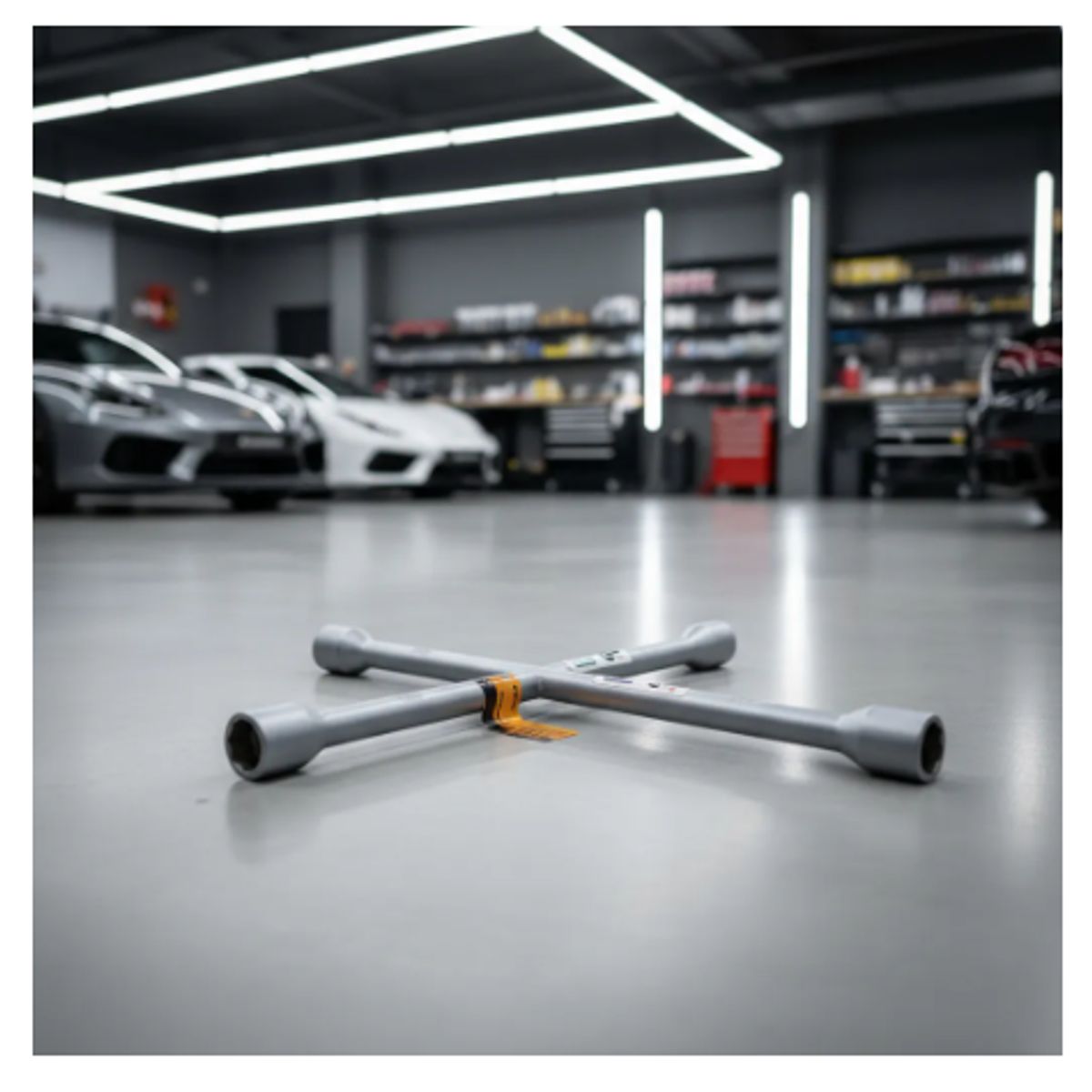 GENERICO - Llave Cruz Cruceta Para Neumáticos Auto Acero JA18634 17mm 18mm 19mm 23mm