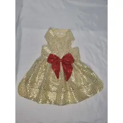 EL MUNDO DE EMMA - Vestido mascota dorado talla L
