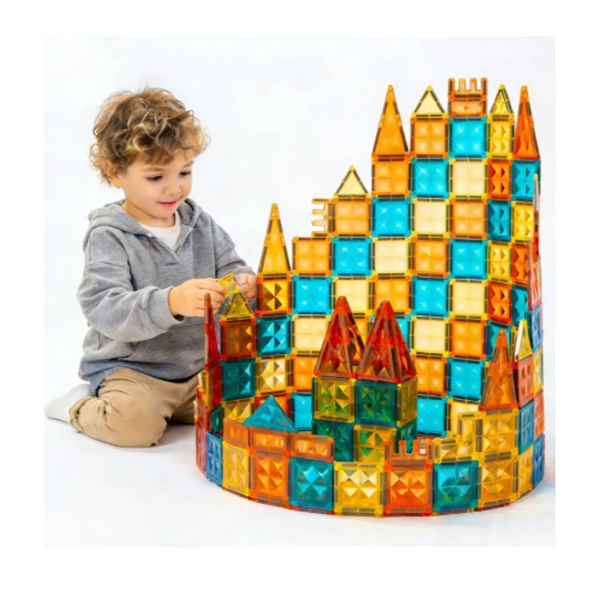 GENERICO - Bloques Magnéticos Diamante 68 Piezas Para Niños 68