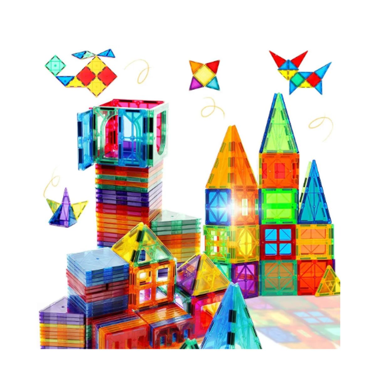 GENERICO - Bloques Magnéticos De Colores 60 Piezas Para Niños 60
