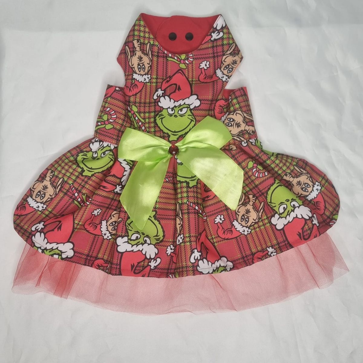 EL MUNDO DE EMMA - Vestido mascota grinch talla L