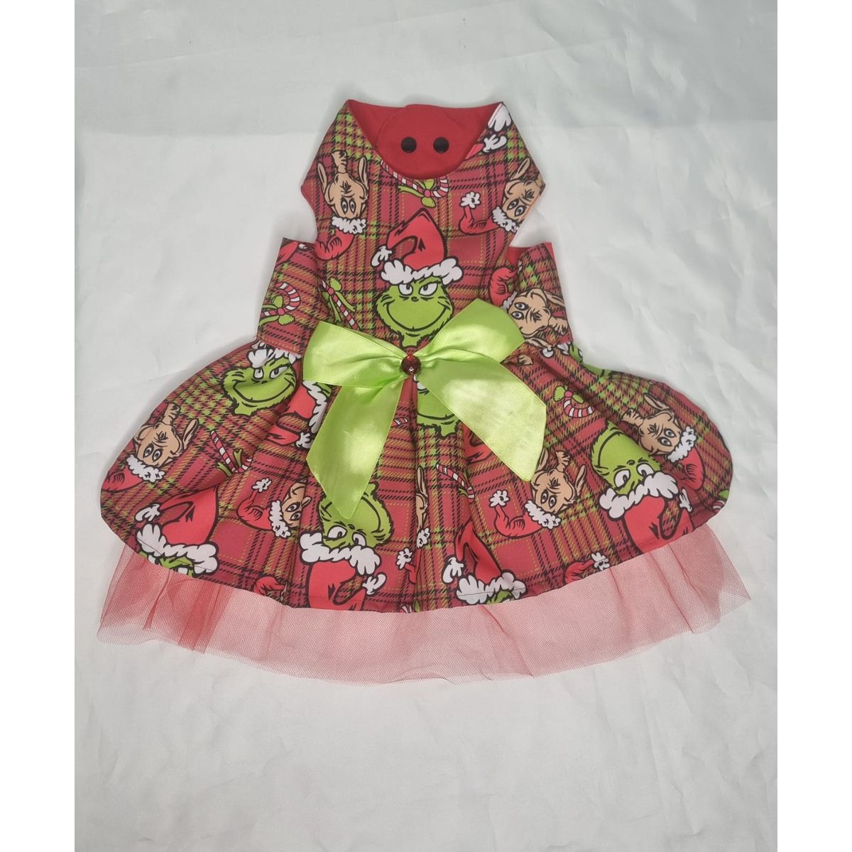 EL MUNDO DE EMMA - Vestido mascota grinch talla L