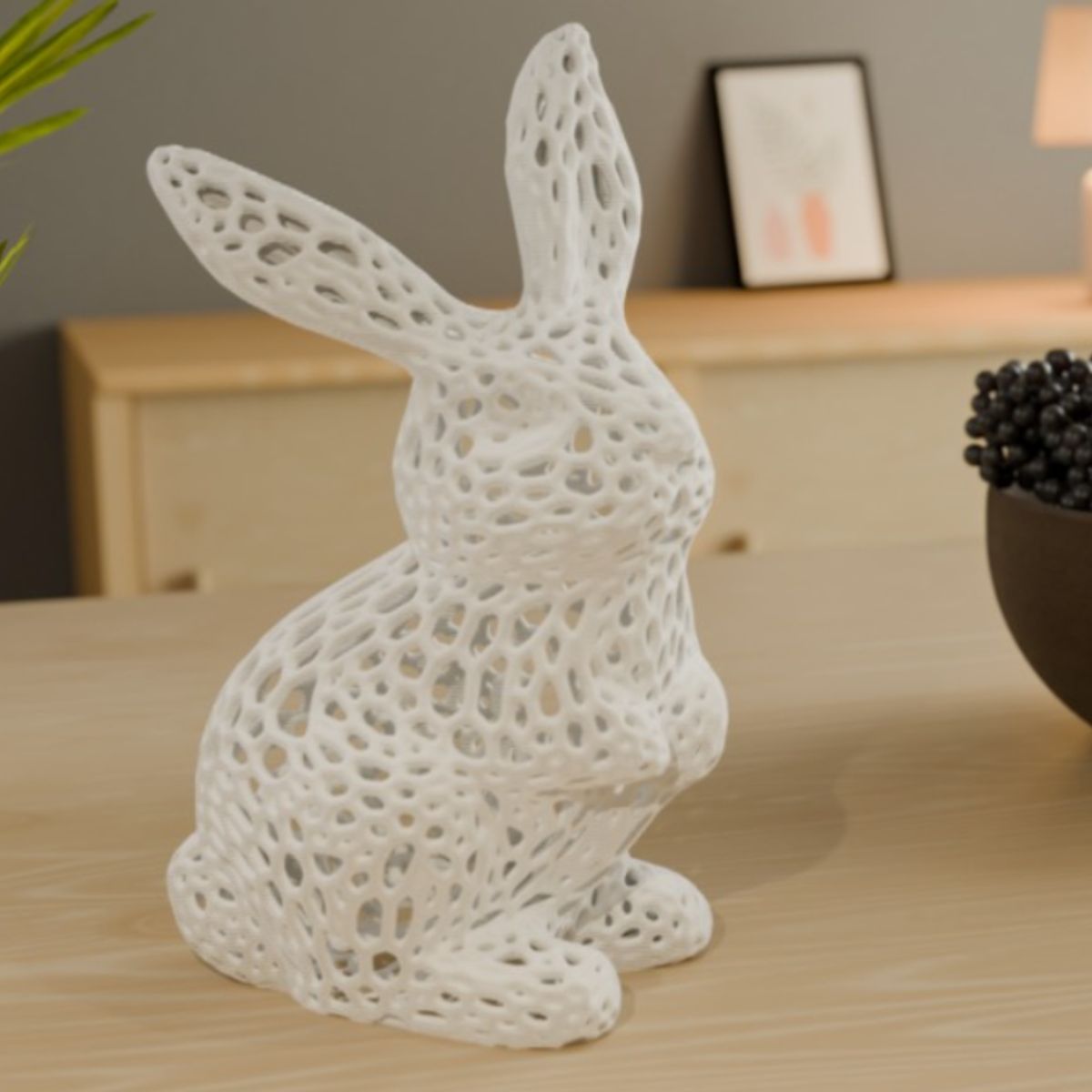 GENERICO - Escultura- Conejo de Pascua de decoración