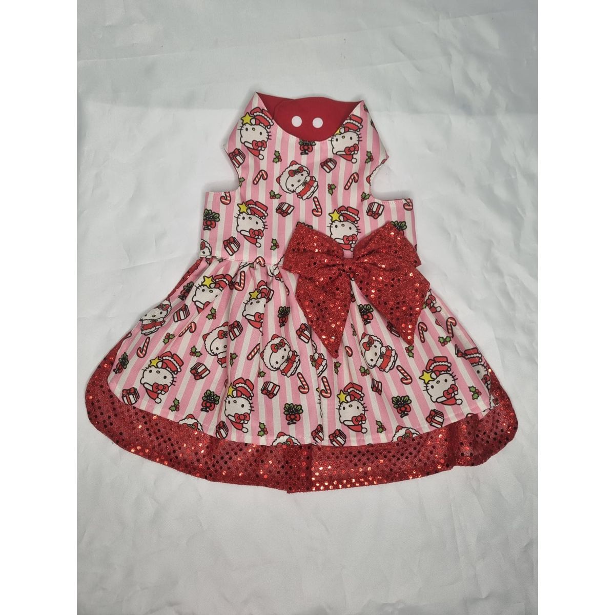 EL MUNDO DE EMMA - Vestido mascota navidad rosa talla L