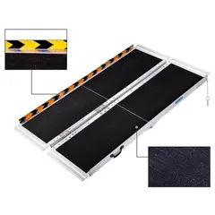 GENERICO - Rampa portátil plegable para sillas de ruedas 4 FT