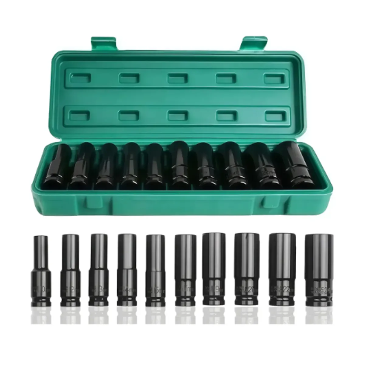 10 Piezas Juego De Llaves Datos Vaso Mecanica Allen Negro, marca GENERICO - Foto Principal