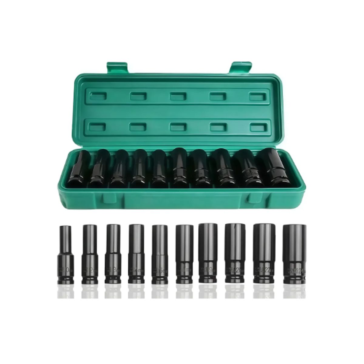 10 Piezas Juego De Llaves Datos Vaso Mecanica Allen Negro, marca GENERICO - Foto Principal