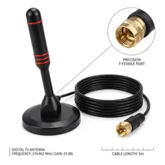 GENERICO - Antena digital HDTV para interiores