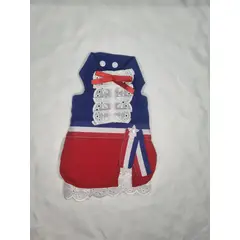 EL MUNDO DE EMMA - Vestido mascota huasa elegante rojo talla XS