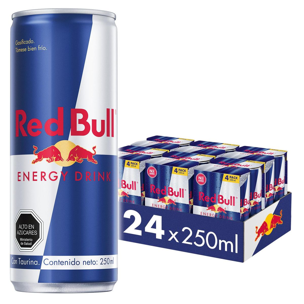 RED BULL - Red Bull Bebida Energética Pack 24 Latas 250Ml