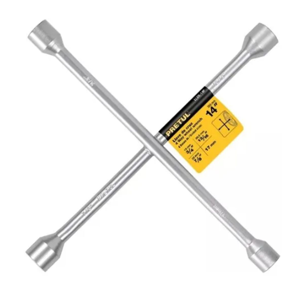 GENERICO - Llave Rueda Auto Cruz 14 PLG